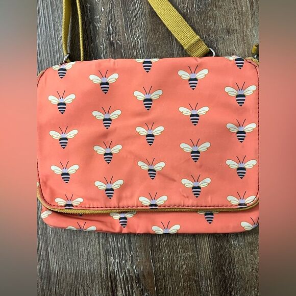 Fossil Cottagecore Bumblebee Print Nylon Crossbody Bag - Picture 4 of 11